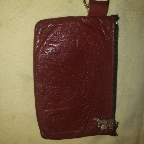 West Coast traditional art leather wallet - Picture 4 of 4